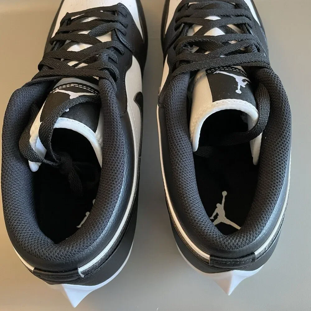 Nike Air Jordan 1 Vapor Edge Low TD Panda Black White FJ6245-100 Mens Size 14